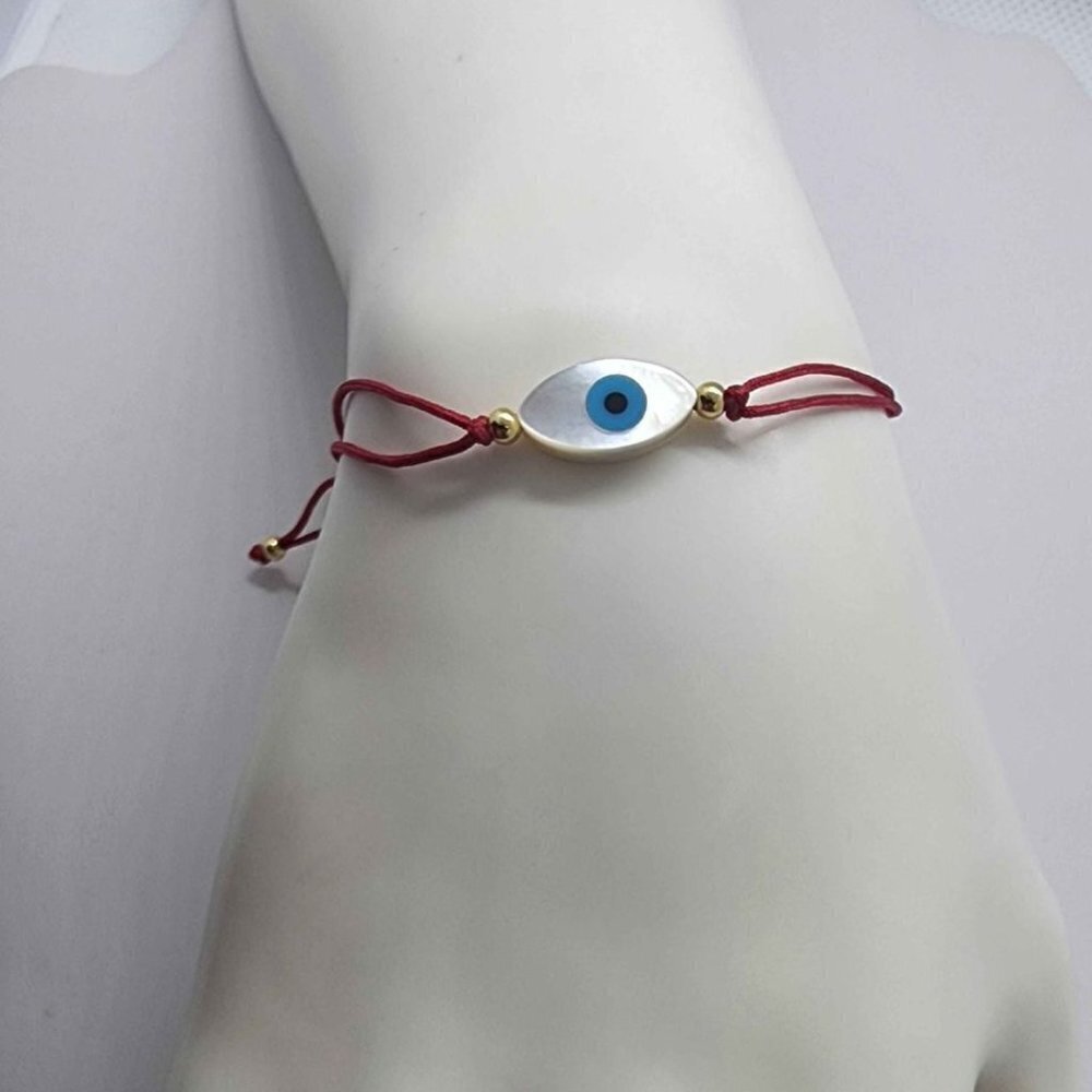 Evil Eye Design With Red String Bracelet - image 1